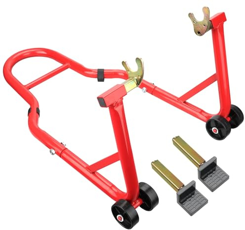‌FurnishGlory ‌Motorcycle Stand Front‌ & ‌Motorcycle Lift‌ Combo 882LBS ‌Motorcycle Jack‌ - Universal Fit for Sport/Dirt Bikes (Yamaha/Honda/Kawasaki), Garage/Home/Driveway Use by Mechanics/Riders
