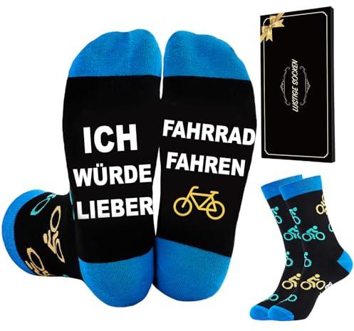SockWaddles Calzini Divertenti da Uomo con Scritte – Idea Regalo per Uomini Nonni Papà Giocatori Ciclisti Campeggiatori per Natale Compleanni Festa del Papà