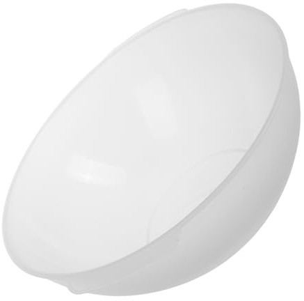 CATIEBYE Bassine de Lavage Visage Ronde en Plastique 21 Cm avec Poignée, Facile à Nettoyer Transporter, pour Usage à Domicile Voyage