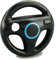 smardy Lenkrad für Wii Fernbedienung, Schwarz, Racing Wheel für Rennspiele Kompatibel mit Nintendo Wii, Wii U Controller für Mario Kart Spiele, Racing Games
