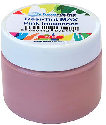 resi-TINT MAX, 50 gr, Pink Innocence, Farbpaste, Epoxidharzfarbe, Resinfarbe, hochpigmentierte Farbe