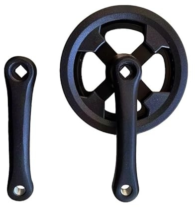 LHHL 140mm Cuadrado Cónico Bicicleta Plegable Platos Y Bielas 36T Simple Redondo Aleación De Aluminio Platos Y Bielas