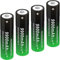 4 Pcs 9900mAh 3.7V Batteria Ricaricabile, 3.7Volt NIMH Button Top Batterie, Bottone Alto Alta Capacità Pile Ricaricabili per LED Lampada Frontale, Luci Solari, Auto RC, etc