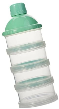 Contenedor de almacenamiento de fórmulas para bebés con 4/5 compartimentos, fácil de lavar, dispensador de alimentos para niños pequeños, caja de almacenamiento de alimentos para bebés multiusos