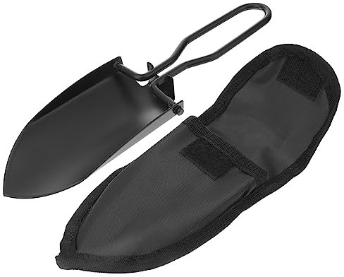 GRIRIW Pala de Jardín Plegable Multifuncional Inoxidable con Bolsa de Almacenamiento para Jardinería Camping y Actividades