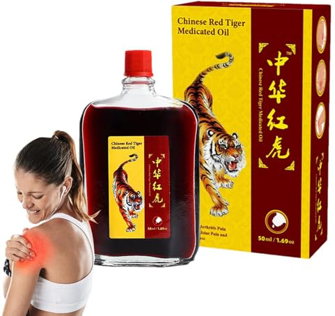 Medizinisches Öl Des Chinesischen Tigers, Aktivöl Des Roten Tigers Für Chinesische Massagen, Massageöl Zur Schmerzlinderung, Bei Verstauchungen, Knöchel-, Hüft- Und Beinverletzungen