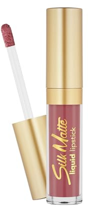 Flormar Silk matta flytande läppstift 002 fall ros, högpigmenterat flytande läppstift, sammetslen matt finish, långvarig, fuktgivande, torkar inte ut, med Cupuaçu-smör, 4,5 ml