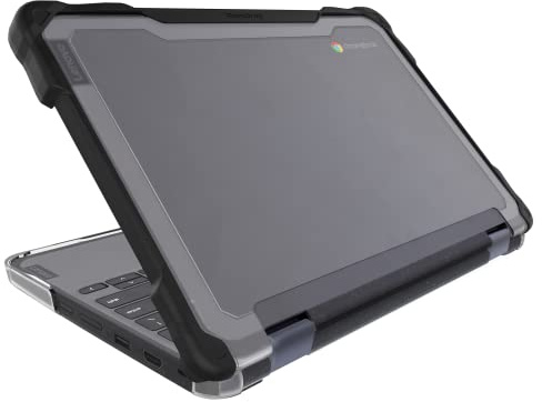 Gumdrop SlimTech Chromebook Cover ONLY Compatible with Lenovo 300e | 300w | 500e |500w 3rd Generation 500e Yoga (2in1) 11.6 inch Reliable Protection Students at School & Professionals-Black