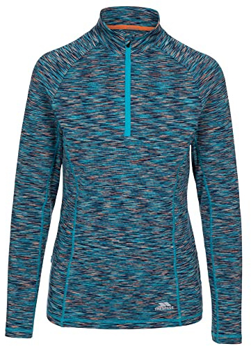 Trespass Womens Long Sleeve 1/2 Zip Pullover Gym Top Active Workout Edith
