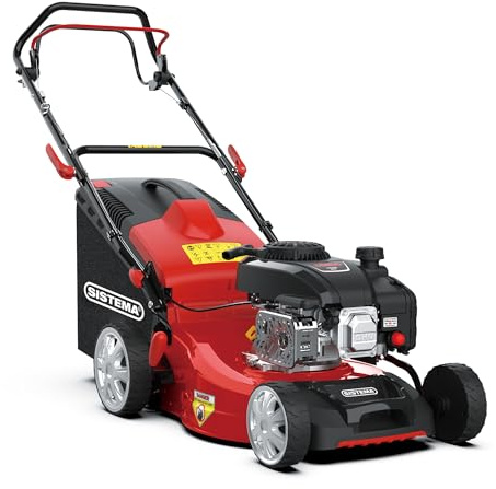 SISTEMA® – Tagliaerba semovente con motore a benzina 4T 131cc OHV DG750LI, taglio 41 cm | Mod. SPL-TR 410-131