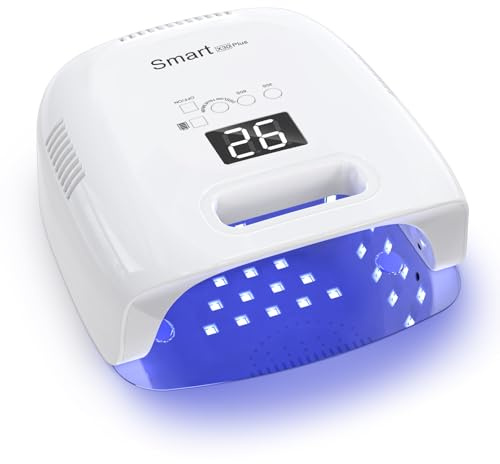 NAILGIRLS Lampe UV LED Ongles sans fil Rechargeable, 60W Lampe UV Gel avec Réflecteur en Métal, Portable Séchoirs à Ongles, Professionnelle Pour Ongles, LED Ongle pour Salon