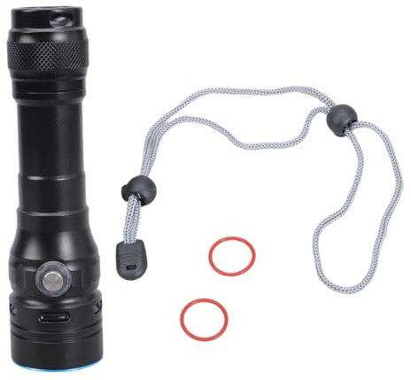 Xanorrg Scubas Diving Flashlight 1500LM Brightness Waterproof Underwater Lamp Dives Lights Powerful Dives Torches LED Diving Flashlight