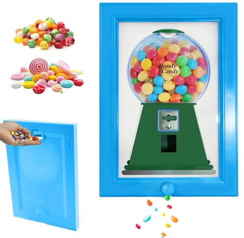 Wxeadu Cornice Portafoto per Distributore Caramelle, Appendibile Dispenser Caramelle, Multifunzionale Porta Caramelle, Cornice Portafoto per Caramelle per Casa, Ufficio, Aule e Decorazioni