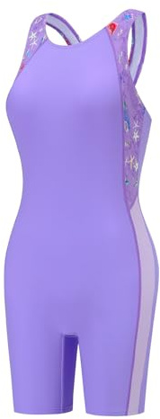 Generisch Maillot de bain Rashguard pour fille avec motif de coquillages, protection solaire pour tout-petits, vêtements de plage pour vacances d'été, entraînement de natation, plongée, jeux