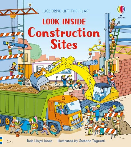 Look Inside Construction Sites: An Action-Packed Lift-the-Flap Book to Explore Machines and Demolition for Kids (Ages 5-8)
