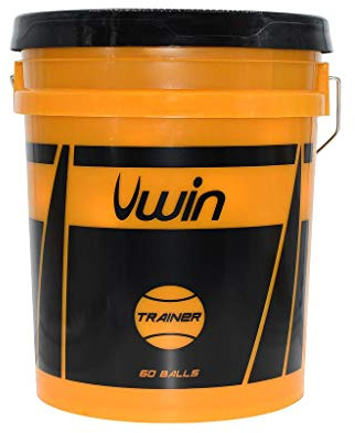 Uwin Trainer Tennis Balls - Bucket of 60 balls