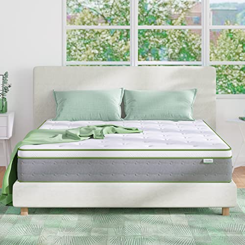 Novilla Tonnentaschenfederkernmatratze 160x200 Höhe 22cm Matratze Härtegrad H2 H3 Öko Tex Zertifiziert Rollmatratze mit Gel Memory Schaum Mittelfest Punktelastizität