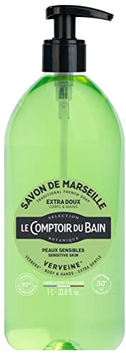Le Comptoir du Bain Traditionelle Seife aus Marseille Eisenkraut 1 L