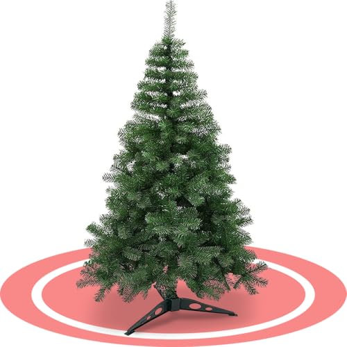 BESTLINE Arbol de Navidad Artificial, Arboles de Navidad Efecto Pino con Densidad y Volumen, Ideal como Decoración Navideña y de Invierno, Ramas Abatibles, Soporte Incluido, 90 cm