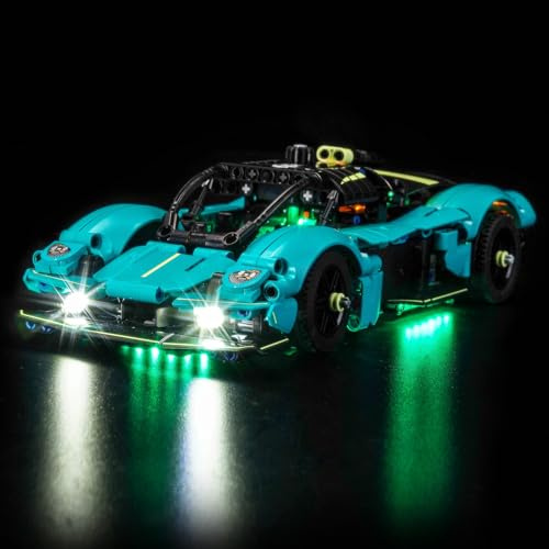 LocoLee Led Light Set Compatible with Lego 42208 Aston Martin Valkyrie Led Decoration Lighting Kit Compatible with Lego 42208 Building Blocks Model,Only Lights Set,No Model