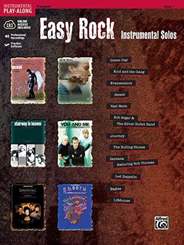 Easy rock instrumental solos trumpet cd: Trumpet (incl. Online Code)