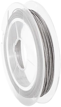 PandaHall 10m 0.45mm Steel Tiger Tail Beading Wire, Jewellery Wire