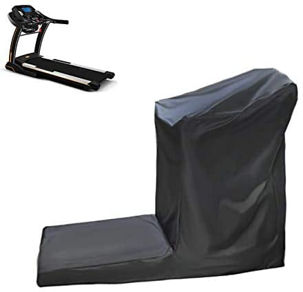 UCARE Laufband Abdeckung Laufende Maschinenschutzabdeckung mit Reißverschluss für Außen oder Innen Heimgymnastik-Laufband Abdeckung Schwarz (S 165 * 76 * 140cm)