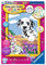 Ravensburger CreArt 20061 - Dalmatiner Welpe - Malen nach Zahlen für Kinder ab 9 Jahre, Malset mit Rahmen, Pinsel und Acrylfarben, Geschenk für Mädchen und Jungen, mit Glitzer