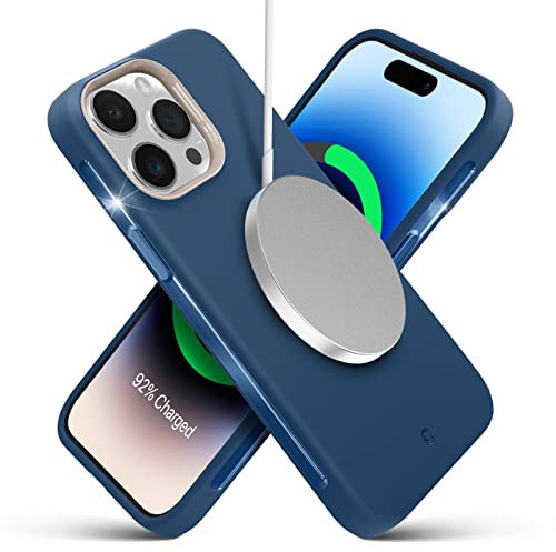 CYRILL von Spigen Ultra Color Mag [Kompatibel mit iPhone 14 Pro (6.1)] [Kompatibel mit MagSafe] Magnetisches Kabelloses Laden TPU PC dünn Handyhülle - Coast