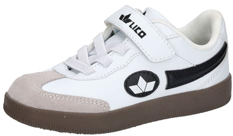 Lico Scarpe da Ginnastica Unisex per Bambini Shuttle Vs, Bianco Nero, 30 EU
