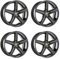 4x Oxigin Felgen Alufelgen 18 Concave 8,5x19 ET35 5x112 black kompatibel mit VW Arteon Beetle Eos Golf Plus Golf V Variant Jetta Golf V Golf V