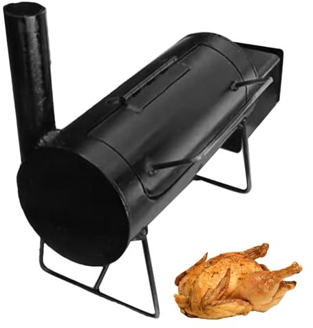 Lunaobrik Barbacoa de carbón – Parrilla de cocina al aire libre – Equipo de cocina con soporte plegable para terrazas, balcones, playa y exterior