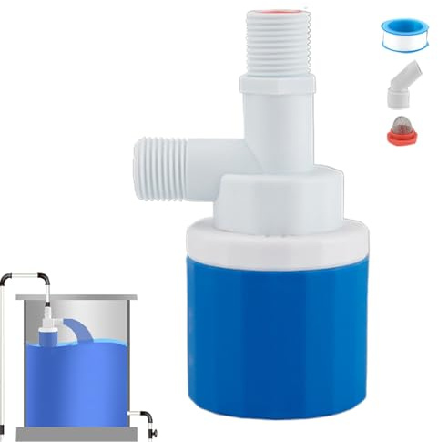 Válvula de Flotador | Válvula De Flotador De Cierre Automático Para Tanques De Agua - Accesorios Automáticos Inteligentes para Fuentes Jardines Tanques Piscinas