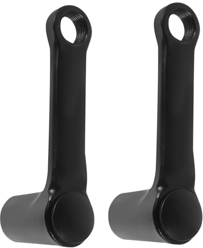 TOYANDONA Brazo De Biela De Bicicleta De Montaña De Aleación De Aluminio, Manivela Desmontable, Juego De 2 Piezas, Compatible para Ciclismo, Repuesto para Pedales, Uso Terrenos Irregulares