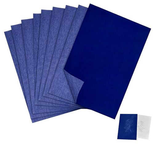 50 Blatt Blaupapier,Pauschpapier A4,Transferpapier,Kohlepapier zum Nachzeichnen,Blaupause Papier,Pauspapier A4,Graphitpapier,Durchschlagpapier,AbpauspapierTracing Paper,Durchschreiben Leinwand