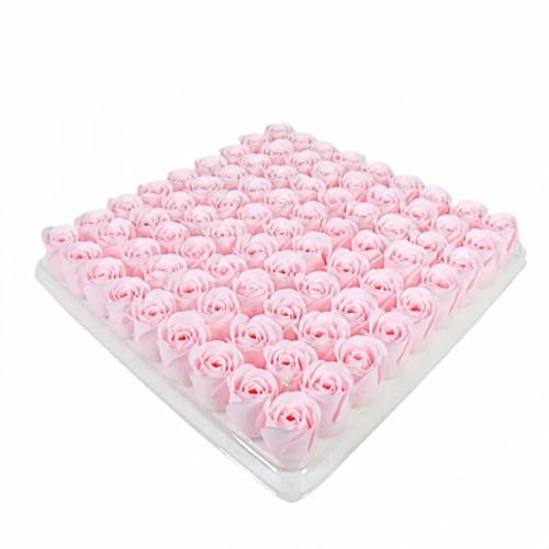 Sapone artigianale a forma di rosa, set di 81 piccoli saponi floreali, bagno profumato, fiori da bagno, regalo per compleanno, festa decorazione del bagno (E)