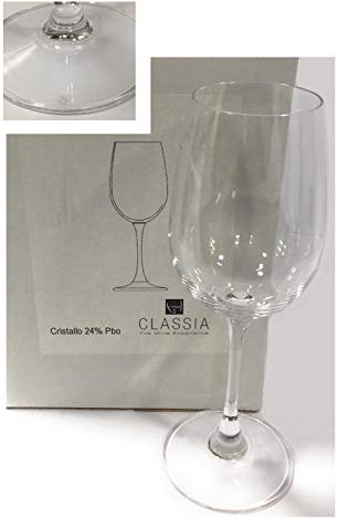 Schonhuber Franchi Eleganti Calici in Finissimo Cristallo 24% Pbo qualità Extra Fine (Calice Vino Rosso 35 cl)