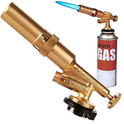 Testa della Torcia da Cucina - Potente Torcia da Cucina con Grill con Blocco e Fiamma Regolabile | Testa Professionale per cannello da Cucina per Carbone, grigliate