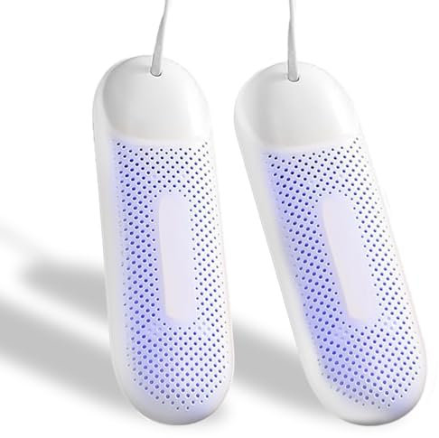 UQTUKO Elektrischer Schuhtrockner, Tragbarer Schuhtrockner 360° Trocknung Schuhwärmer Stiefeltrockner Antibakteriell Schuh trockner für Skischuhe, Schuhe, Socken, Laufschuhe, fußballschuhe