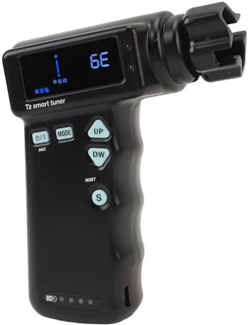 Afinador de Guitarra Inteligente, Sintonizador de Guitarra Automático ABS Multifuncional Portátil 2 en 1 para Guitarra Eléctrica