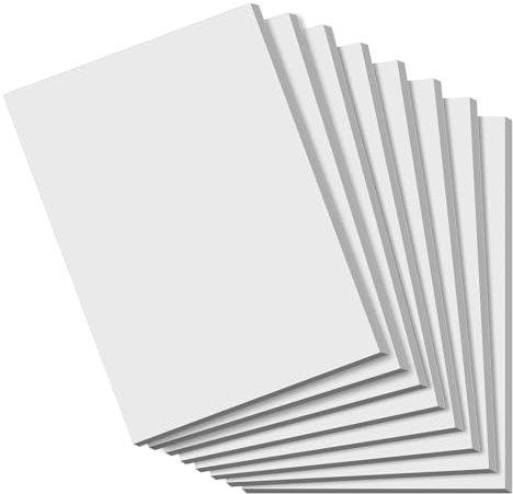 Roneky Blocco note da 10 x 15 cm, blocchi per appunti piccoli, blocchi note per server, blocchi promemoria bianchi, confezione da 8