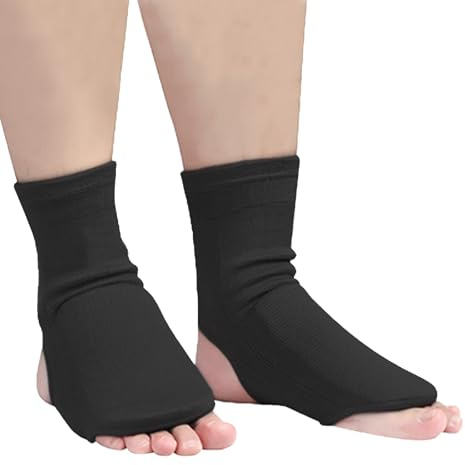 Taekwondo Foot Instep Guard Adults Teenagers Breathable Protective Pad Supporter Martial Gear Foot Ankle Protector for Sport Karate Boxing Kickboxing Training