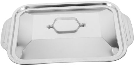 Alipis Grilled Fish Platter Stainless Steel Roasting Pan Rectangular Baking Tray for Oven BBQ Fish Roasting Pan