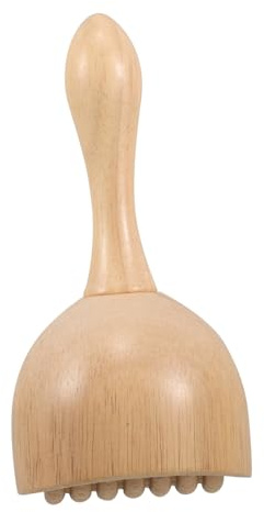 VERDANVERSE Wooden Cupping Therapy Cup for Body Massage and Facial Rolling Handheld Swedish Torch Wood Design Effective Back Sculpting Home Use Massage Tool
