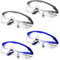 Qixuer 4 Pcs Schutzbrille,Schutzbrillen Transparent Vollsichtbrille Einstellbare Arbeitsschutzbrille Gegen Spritzer Laborbrille Kratzfeste Vollsichtbrillen Schutzbrille für Den Alltag Chemielabor