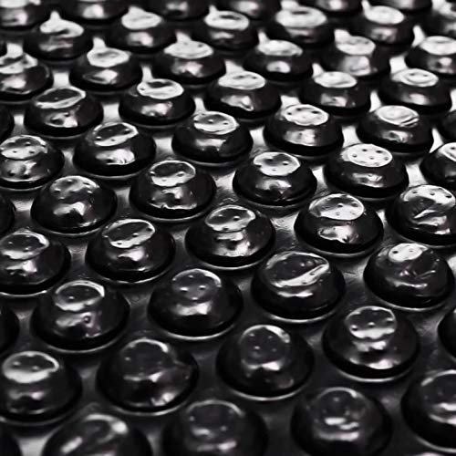 Homgoday Bâche de piscine - Bâche solaire - Bâche solaire - Bâche de piscine - Bâche solaire pour piscine - Rectangulaire - PE - 500 x 300 cm - Noir