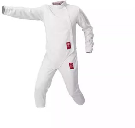 KXJPIZIYB Fencing Uniform 3-Piece Vest Pants Jacket, Fencer Protective Suit, for Right Hand Athlete Daily Training, 350N(58#)