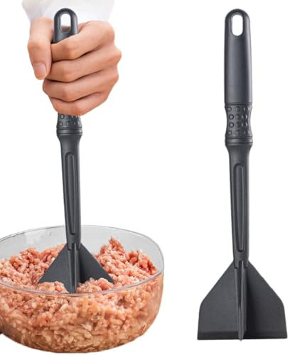 Hackfleischzerteiler, Pfannenwender Für Hackfleisch - Meat Chopper, Versatile High-Temp Heat-Resistant Hamburger Masher, Nylon Non-Stick Meat Masher, Kartoffelstampfer