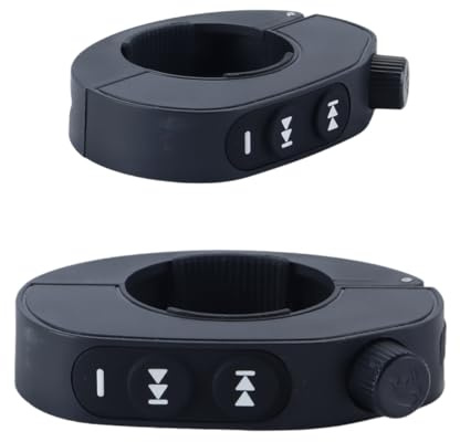 Hoite Pulsante multimediale Bluetooth wireless per manubrio della motocicletta, telecomando impermeabile IPX6, controller musicale per volante per bici e auto