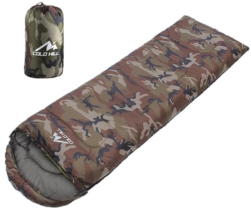 Sacco A Dormire Camouflage - 86.61x27.55 Sacco A Prova Di Intemperie, Sacco A Pelo Backpacker,Sacco A Compressione Da Viaggio Compatto | Attrezzature Di Spedizione Escursionismo, Configurazione Camp